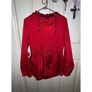 red wind breaker